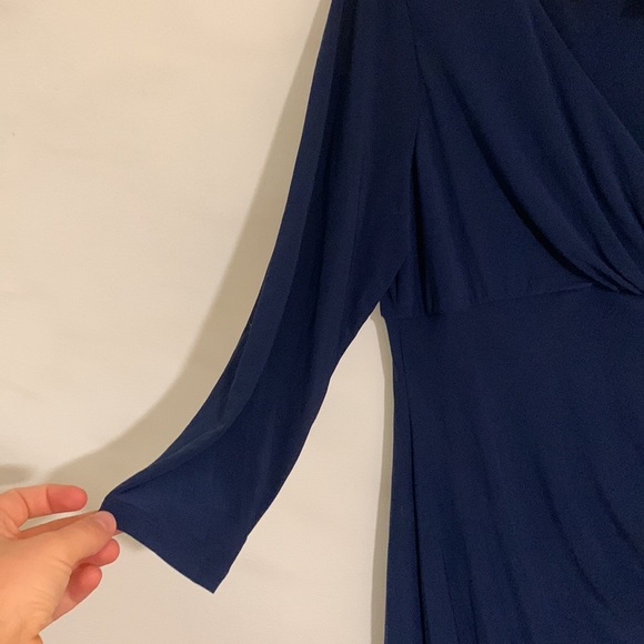 NWOT CHAPS BLUE DRESS SIZE L - Picture 7 of 8